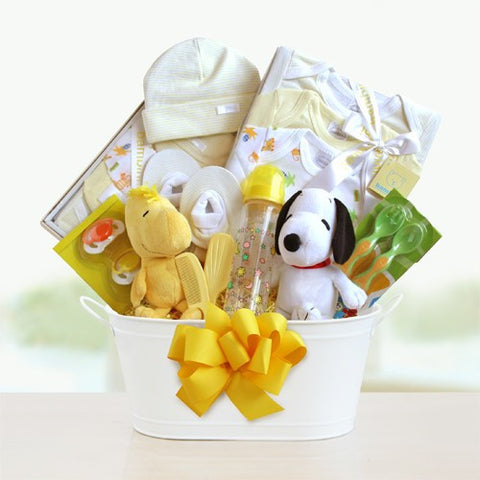 Peanuts Baby Welcome Basket
