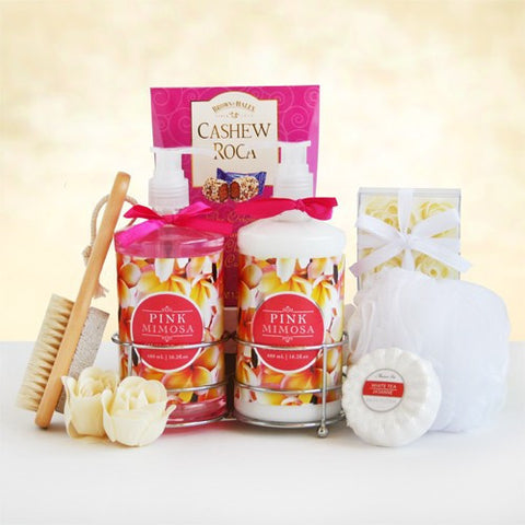 Pretty & Pink Mimosa Spa Gift