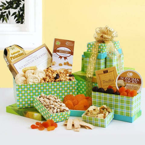 Gourmet & Gingham Holiday Tower