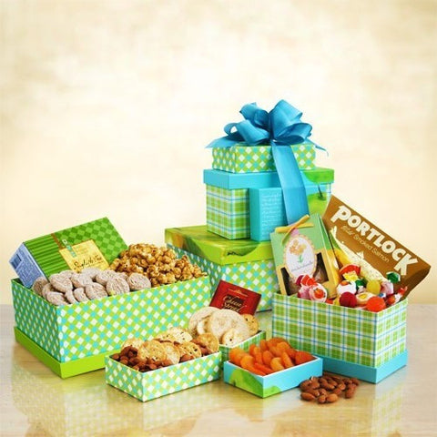 Springtime Treats Gift Tower